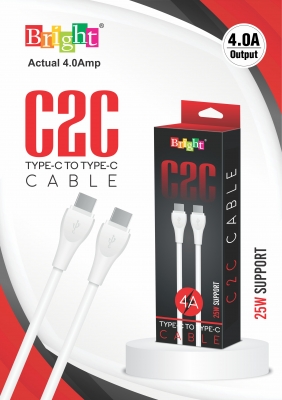 Bright 4 Amp TPE C2C Cable